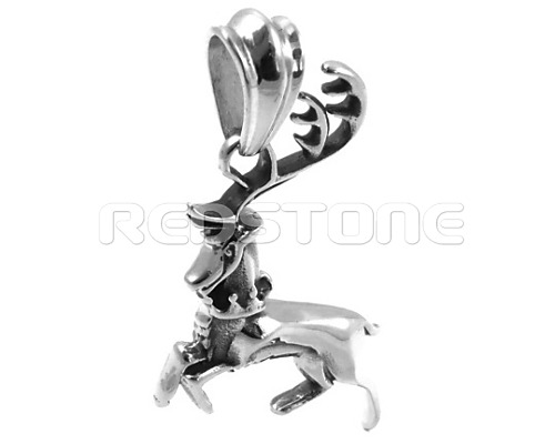 Oceľový prívesok jeleň 